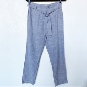Cindigindi Blue and White Pinstripe Pants Size Small
